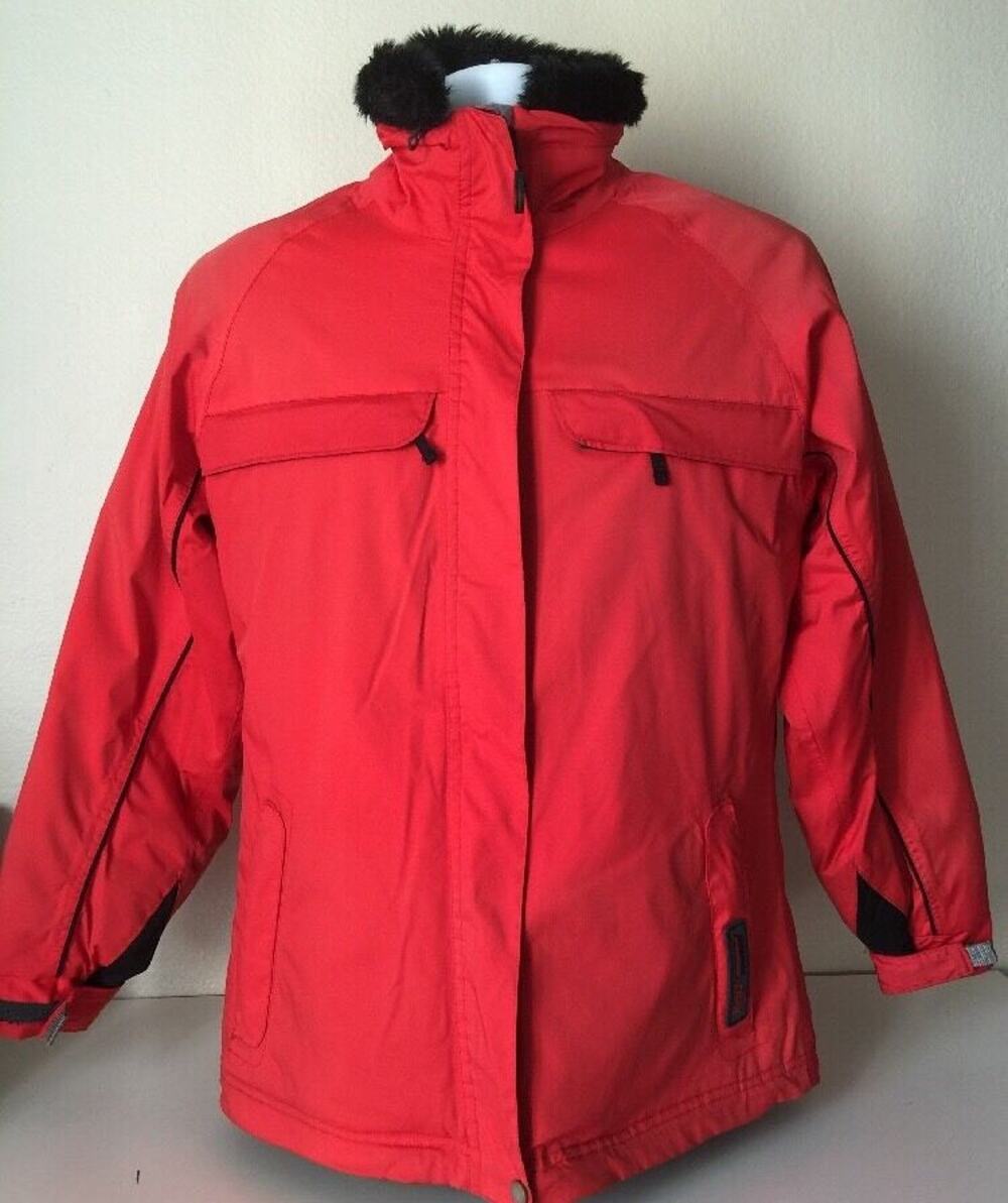 Womens HOT CHILLYS Ski/Snowboard Jacket Red Medium